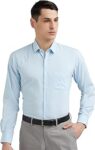 Men's Everday Regular Fit Solid Shirt | Cotton Rich | 5-Pin Pocketing