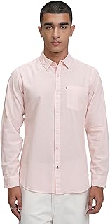 Men's Casual Shirt | Solid | Slim Fit | Button Closure | Classic & Sophisticated with a Fresh Appeal