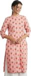 Women's Printed Cotton Regular Fit Kurta