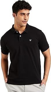 Men's Solid Regular Fit Polo