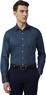Formal Printed Shirt for Men| Premium Cotton| Full Sleeves| Slim Fit |Breathable Fabric