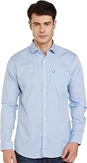Men's Regular Fit Ditsy Printed Casual Shirt