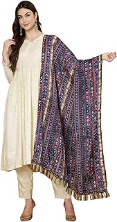 Women's Digital Printed Poly Silk Ethnic Chunni Dupatta for Women's and Girls