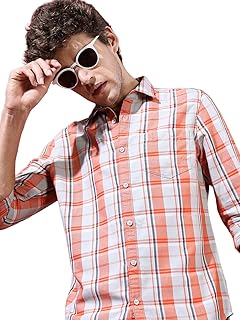 Men's Checkered Slim Fit Shirt