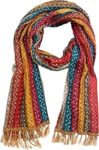 Bandhani and Patola Print Dupatta - Traditional Art Silk Dupattas for Women