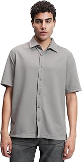 Men's Solid Loose Fit Shirt
