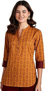 Women's Cotton Straight Fit Straight Kurti