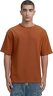 Men's Solid Oversize T-Shirt