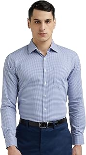 Formal Checkered Shirt for Men| Premium Cotton| Full Sleeves| Slim Fit |Breathable Fabric