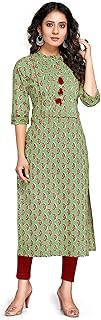 Women's Cotton Straight Fit Casual Kurti