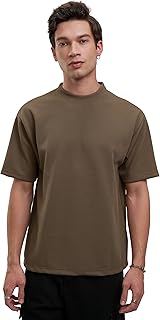Men's Solid Relaxed Fit T-Shirt