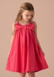 Libby Pink Bow Swing Dress