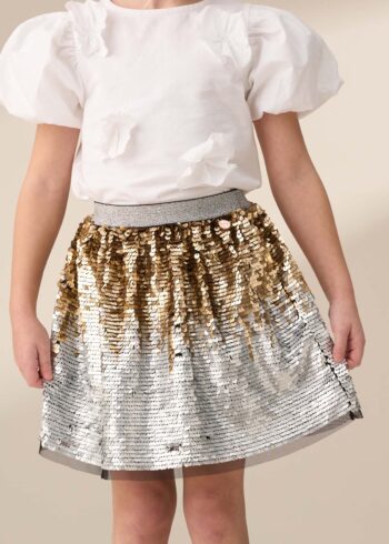 Enya Gold Sequin Skirt