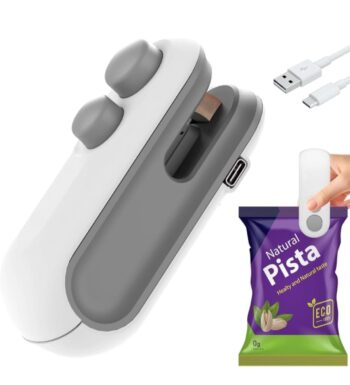 Portable Mini Sealing Machine, Handheld Packet Sealer for Food, Snacks, Chips, Fresh Storage, Plastic Bags Sealing Machine