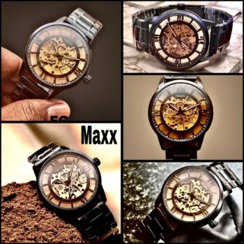 Ossil Black Metal Watch