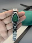 BVLGARI Serpenti Seduttori Quartz Diamond Green Dial Ladies Watch