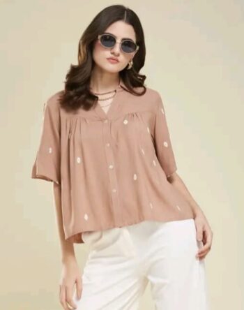 Women's Stylish Embroidered Shirt